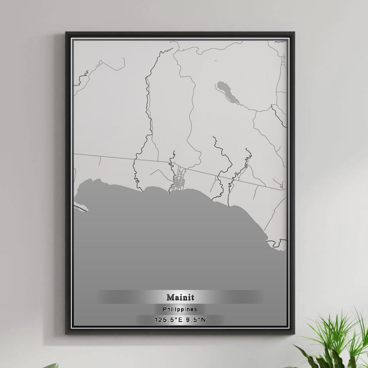ROAD MAP OF MAINIT, PHILIPPINES BY MAPBAKES