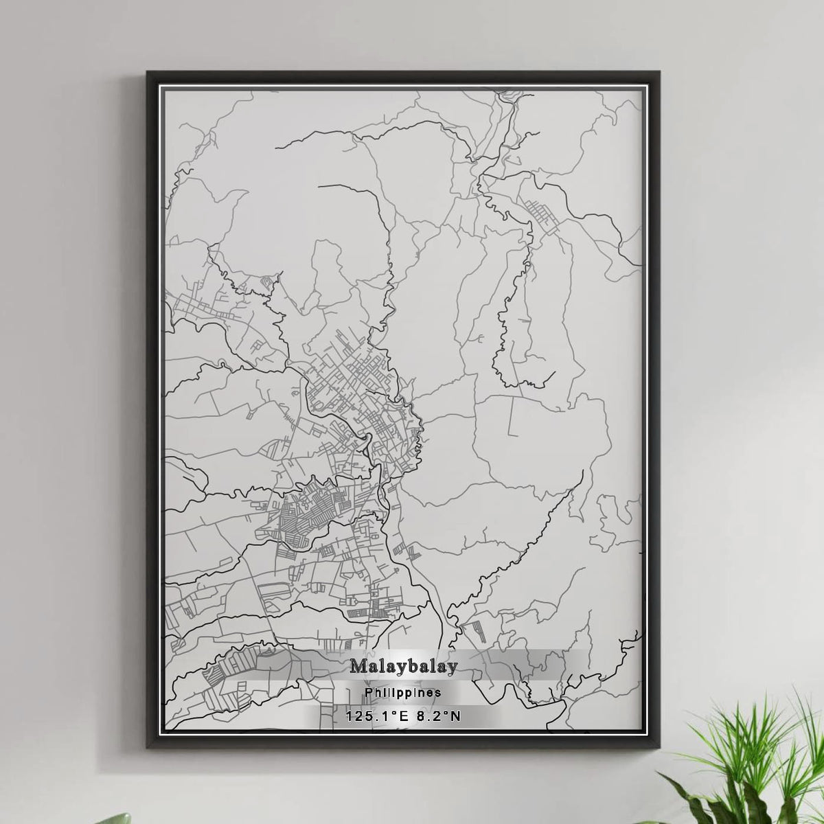 ROAD MAP OF MALAYBALAY, PHILIPPINES BY MAPBAKES