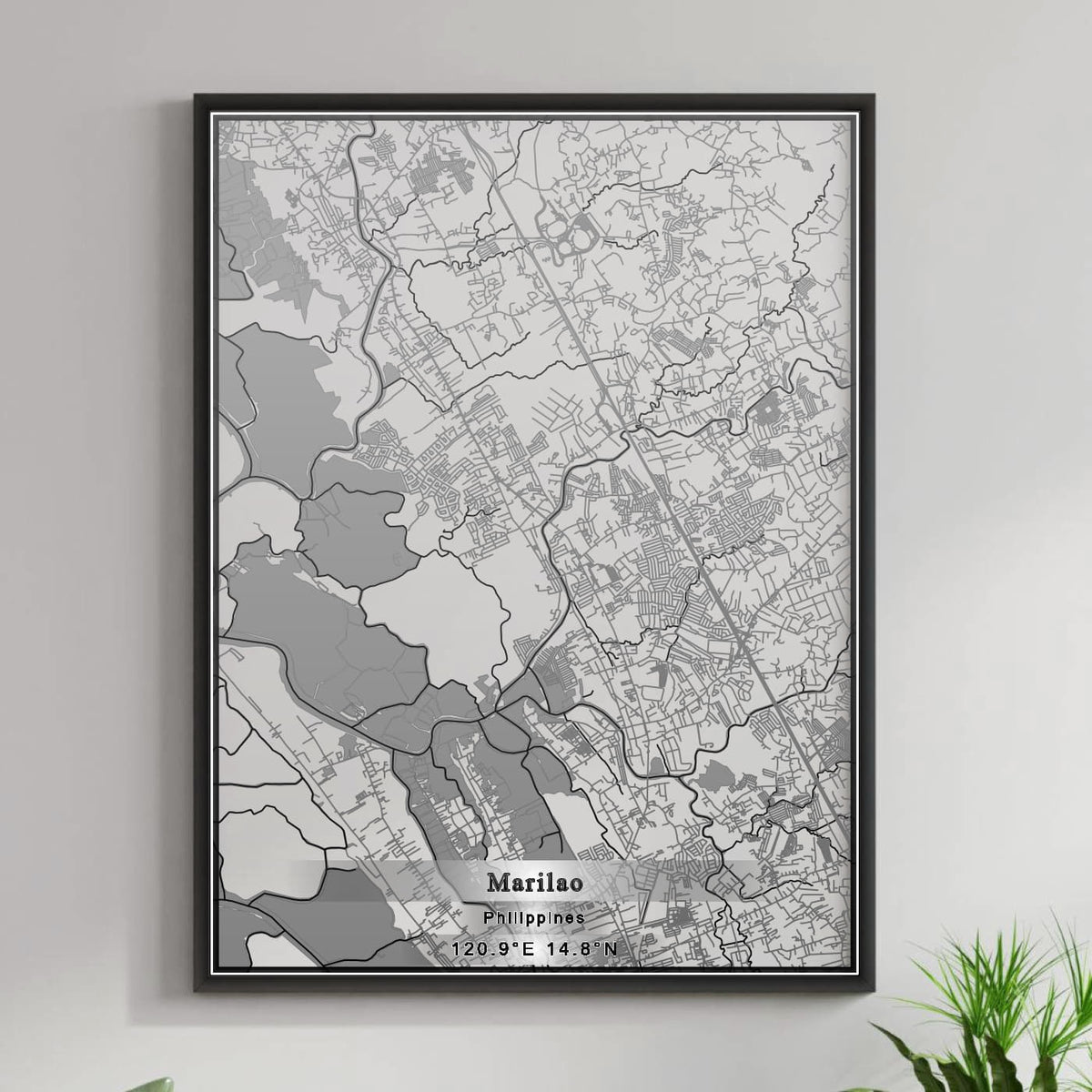 ROAD MAP OF MARILAO, PHILIPPINES BY MAPBAKES