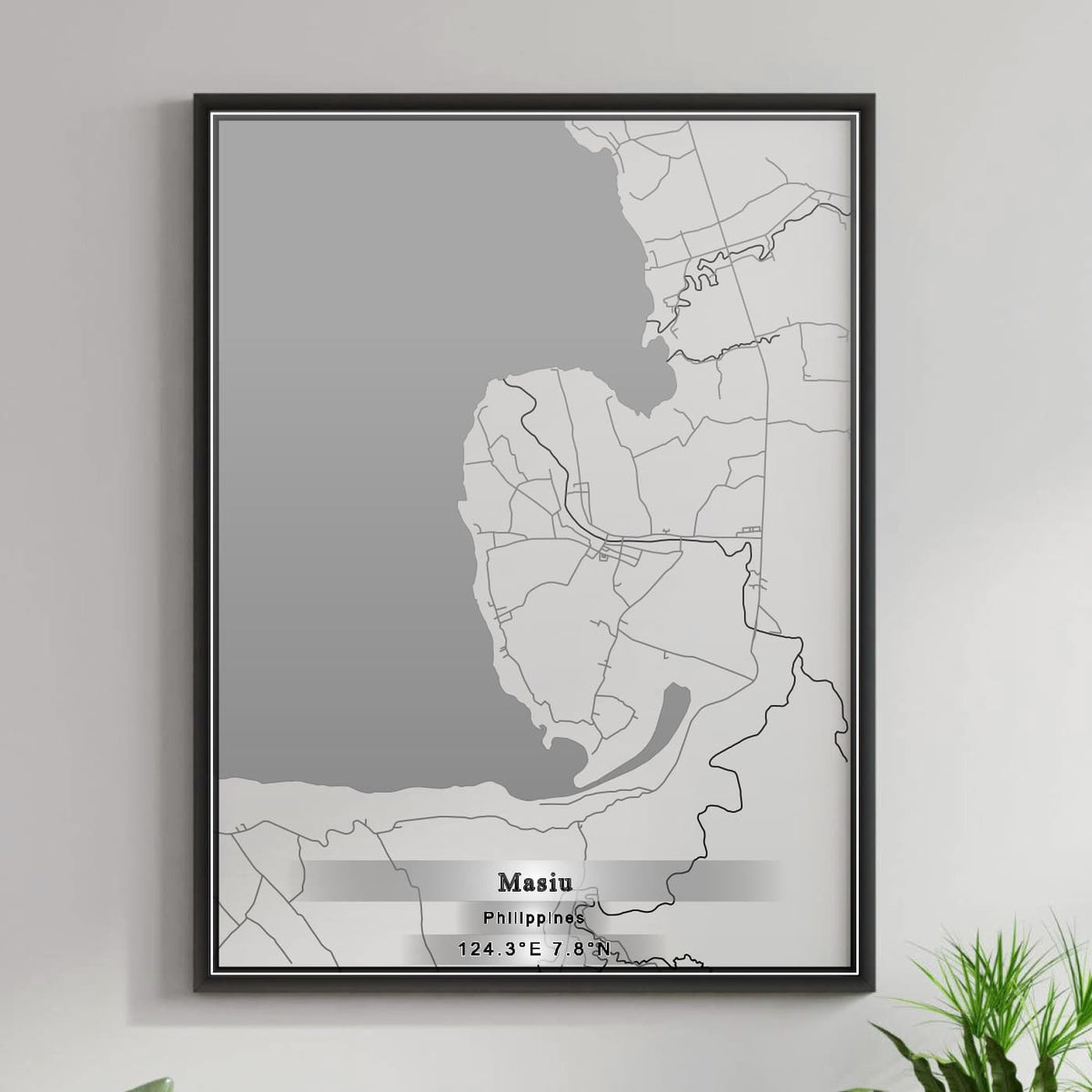 ROAD MAP OF MASIU, PHILIPPINES BY MAPBAKES