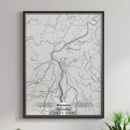 ROAD MAP OF MAYANTOC, PHILIPPINES BY MAPBAKES