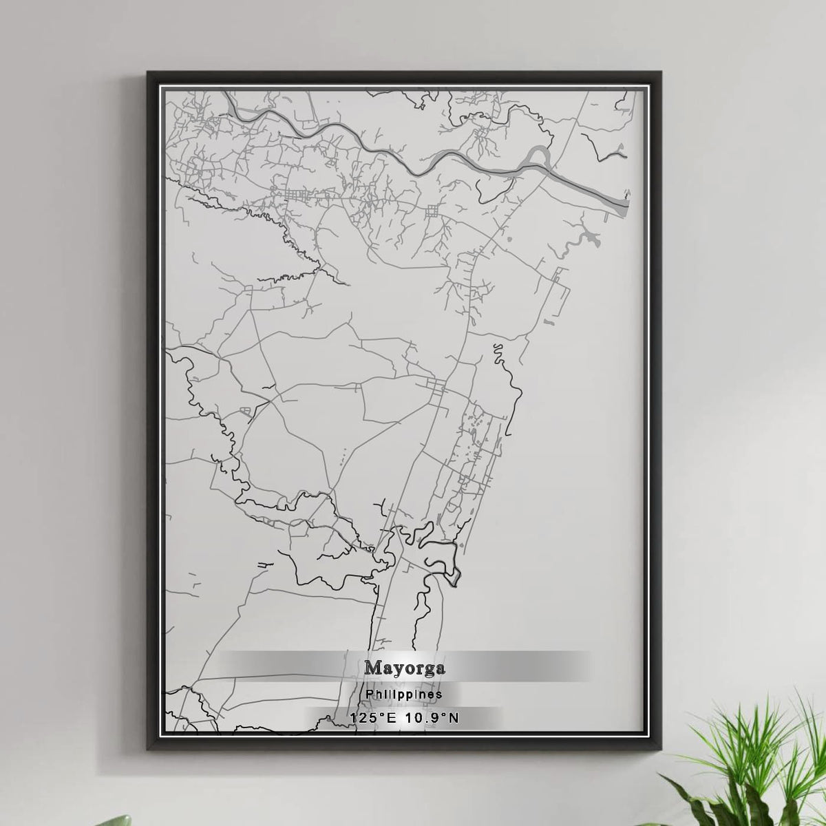 ROAD MAP OF MAYORGA, PHILIPPINES BY MAPBAKES