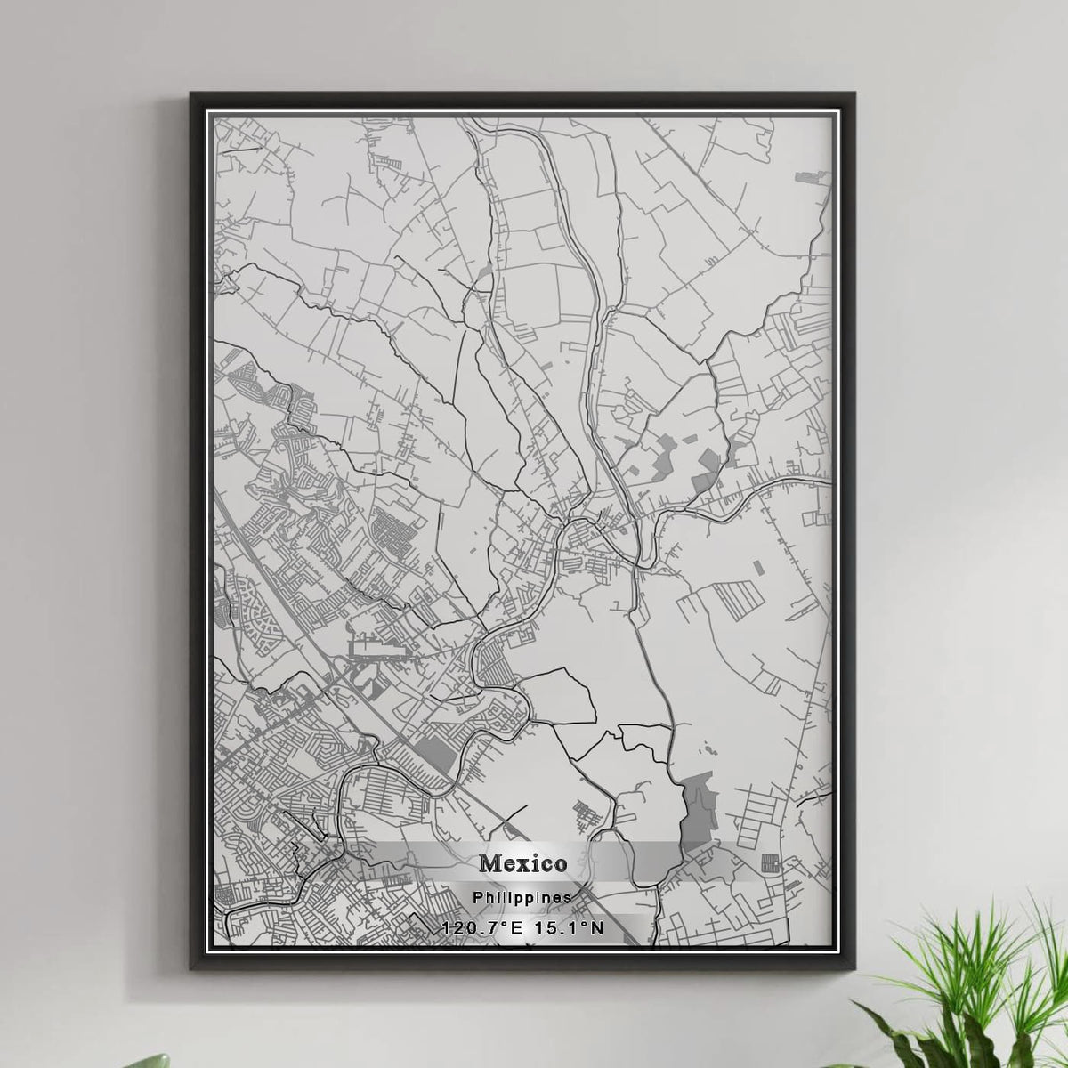 ROAD MAP OF MEXICO, PHILIPPINES BY MAPBAKES