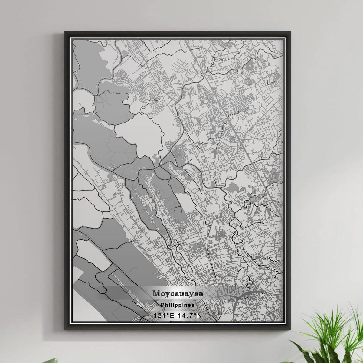 ROAD MAP OF MEYCAUAYAN, PHILIPPINES BY MAPBAKES