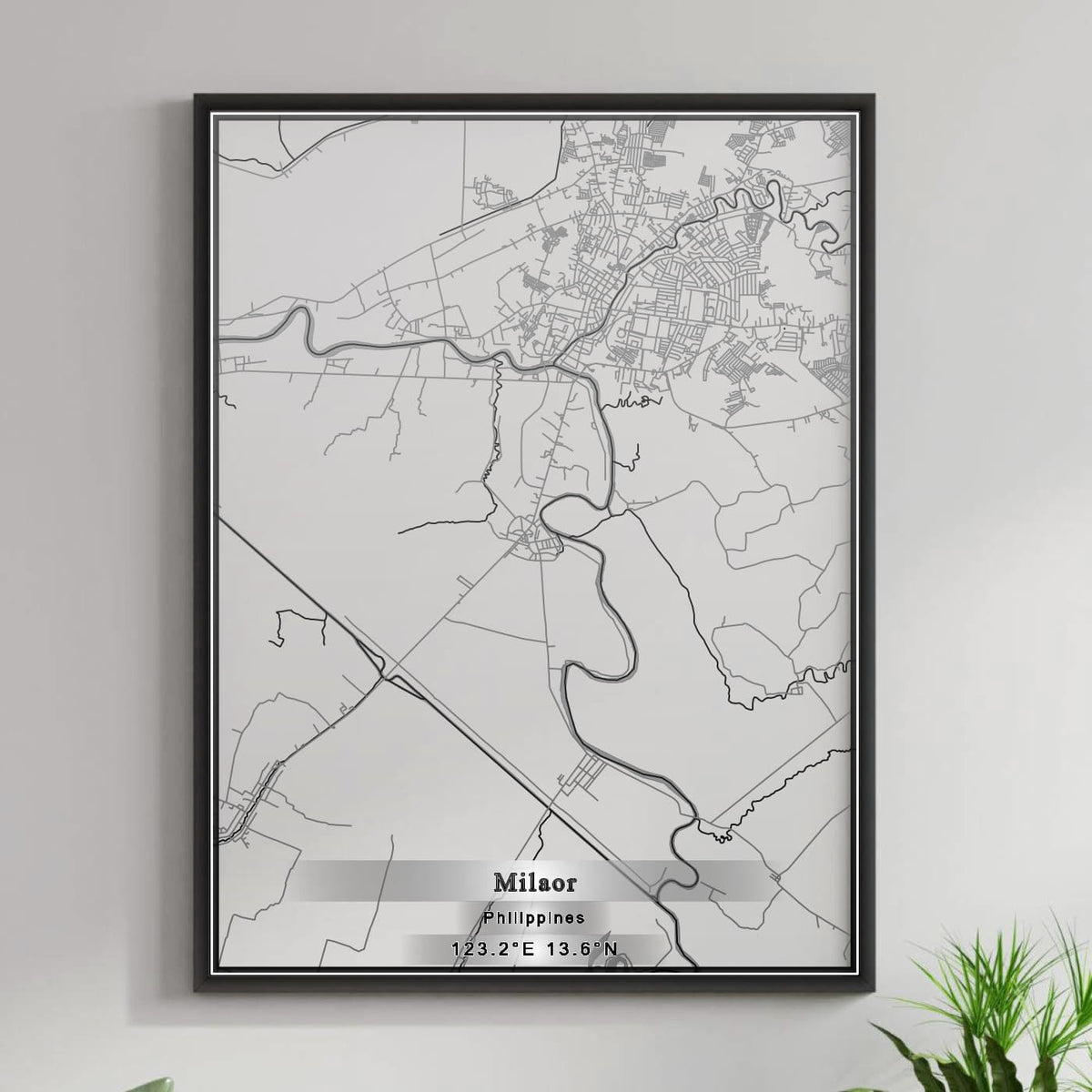 ROAD MAP OF MILAOR, PHILIPPINES BY MAPBAKES