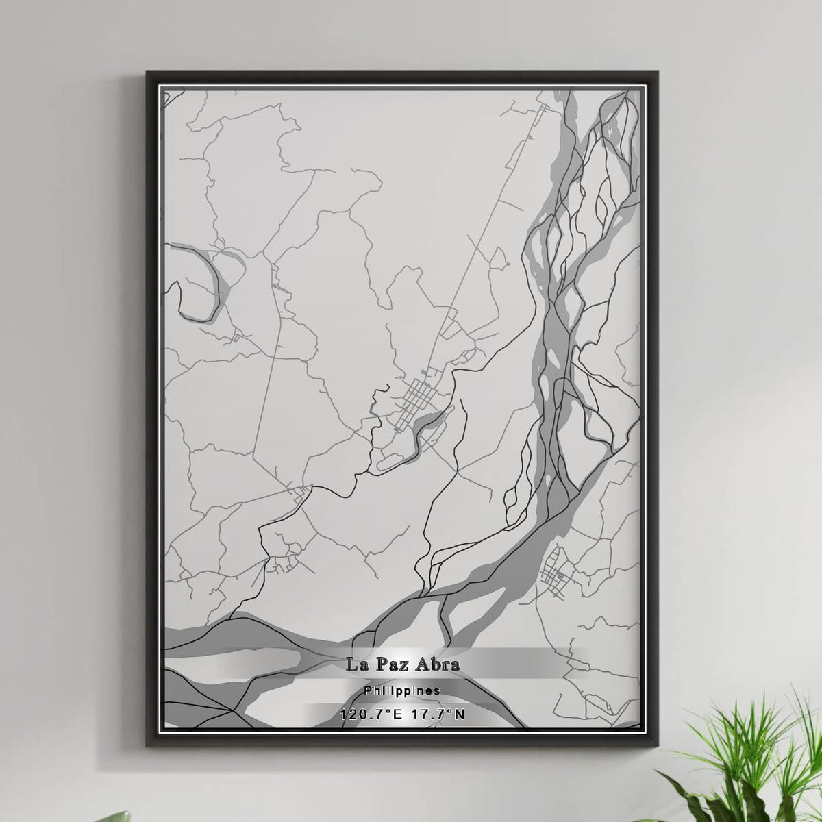 ROAD MAP OF LA PAZ ABRA, PHILIPPINES BY MAPBAKES