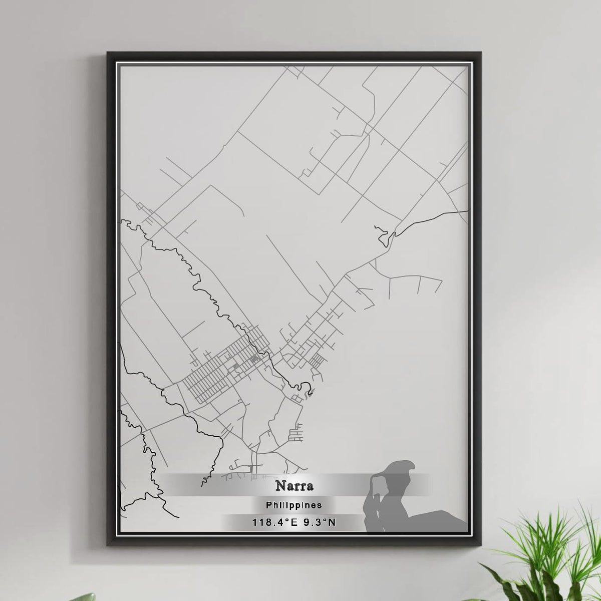 ROAD MAP OF NARRA, PHILIPPINES BY MAPBAKES