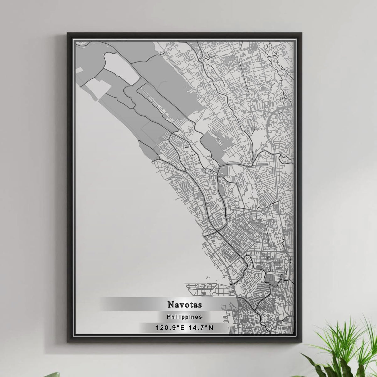 ROAD MAP OF NAVOTAS, PHILIPPINES BY MAPBAKES
