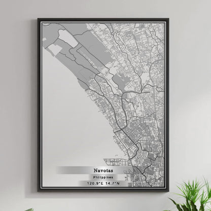 ROAD MAP OF NAVOTAS, PHILIPPINES BY MAPBAKES