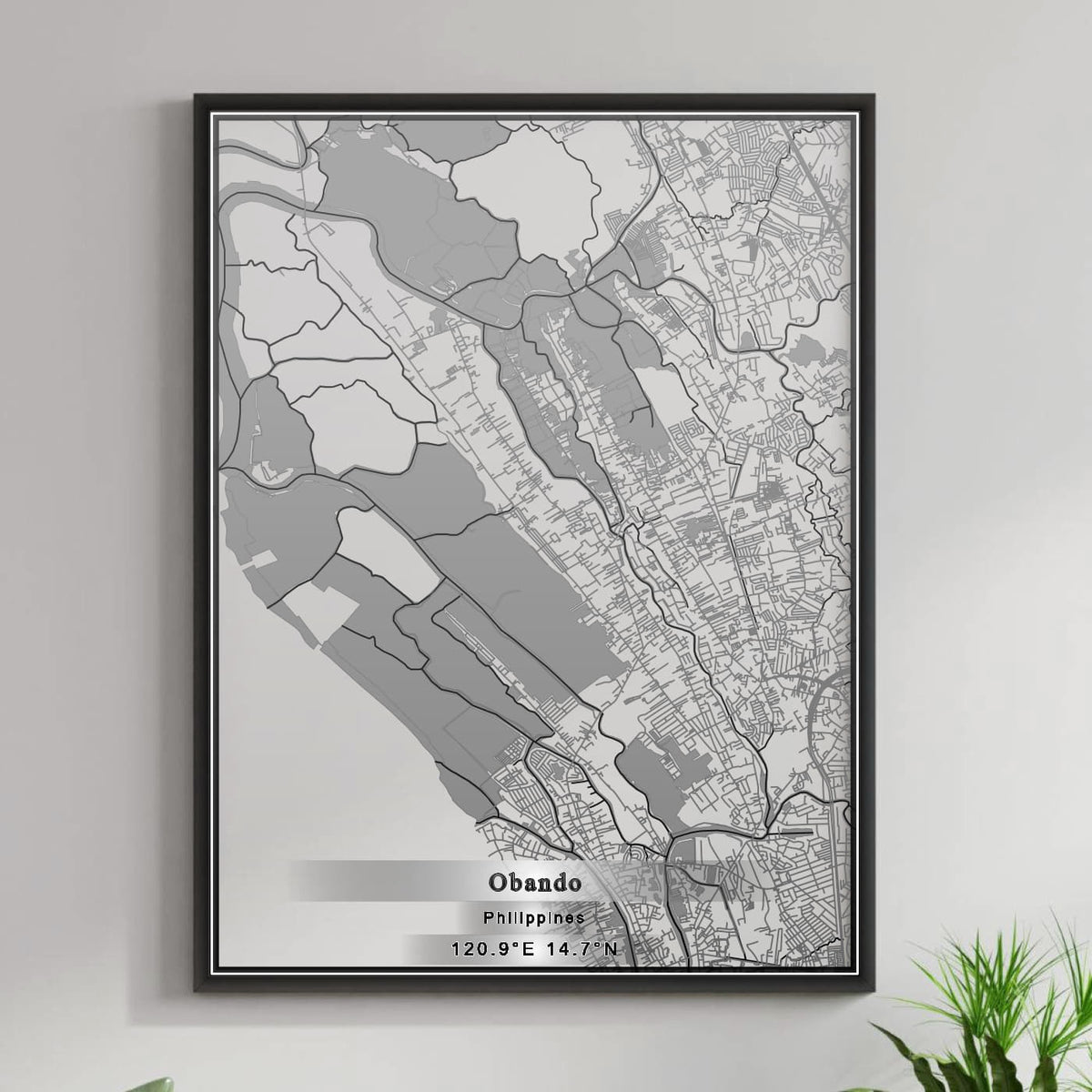 ROAD MAP OF OBANDO, PHILIPPINES BY MAPBAKES