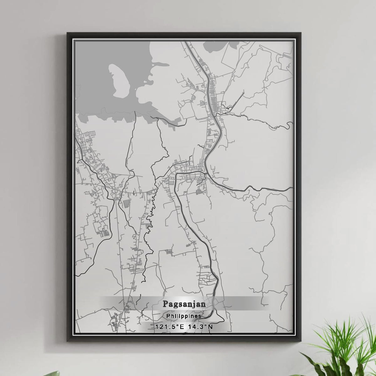 ROAD MAP OF PAGSANJAN, PHILIPPINES BY MAPBAKES
