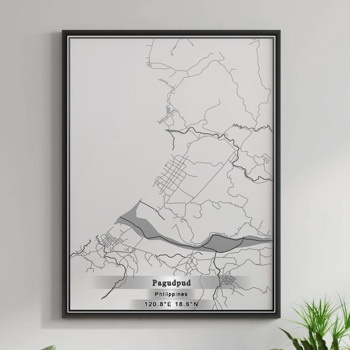 ROAD MAP OF PAGUDPUD, PHILIPPINES BY MAPBAKES
