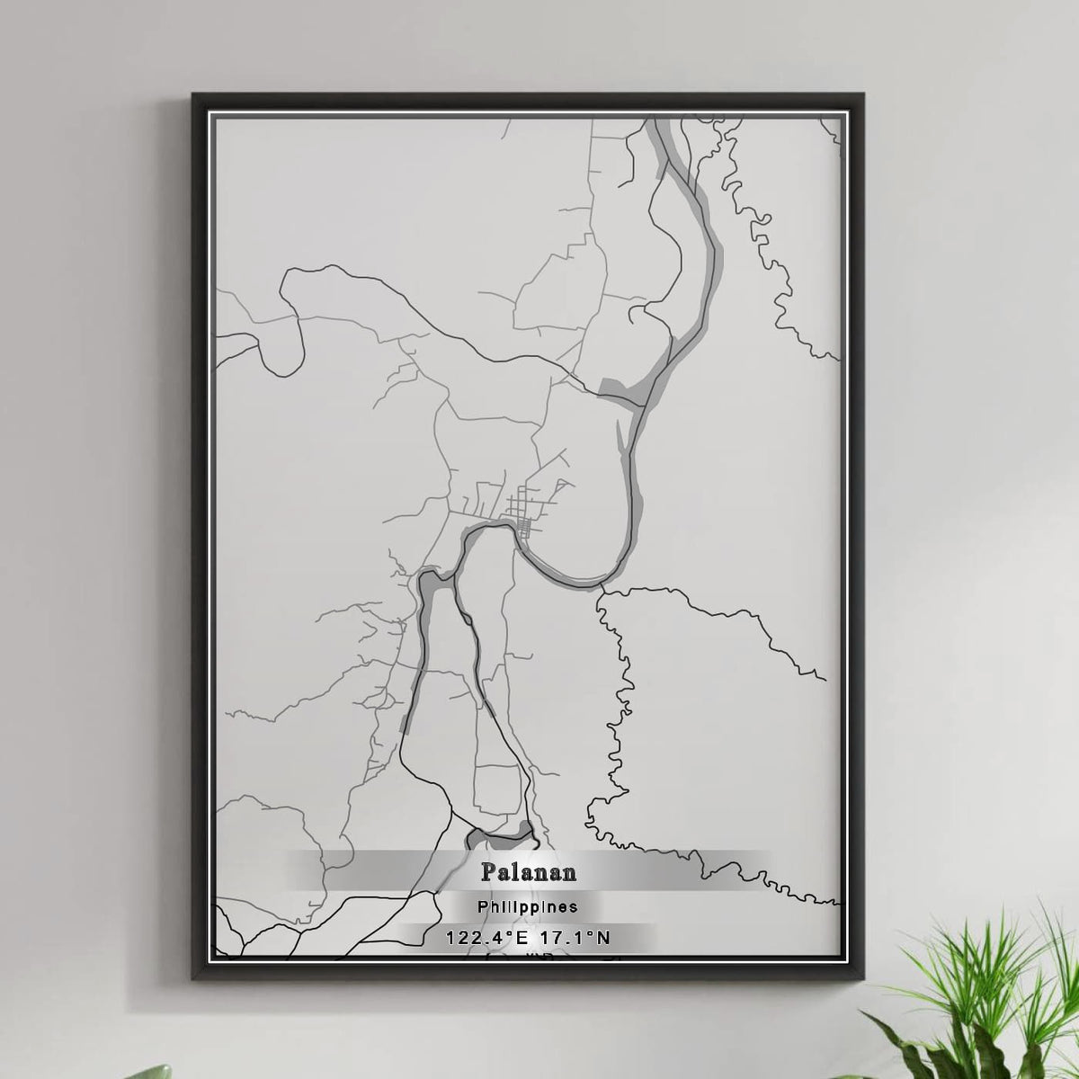 ROAD MAP OF PALANAN, PHILIPPINES BY MAPBAKES