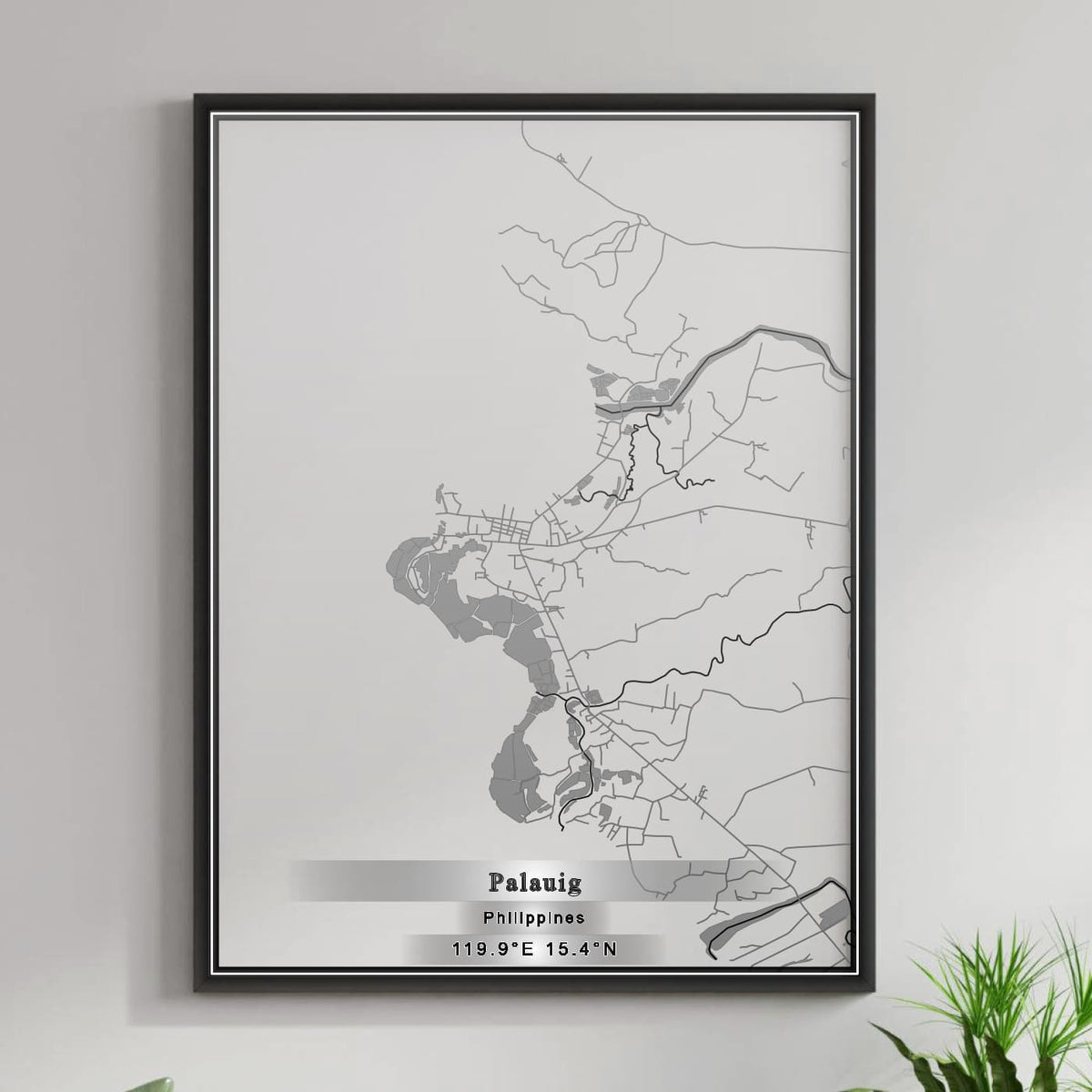 ROAD MAP OF PALAUIG, PHILIPPINES BY MAPBAKES