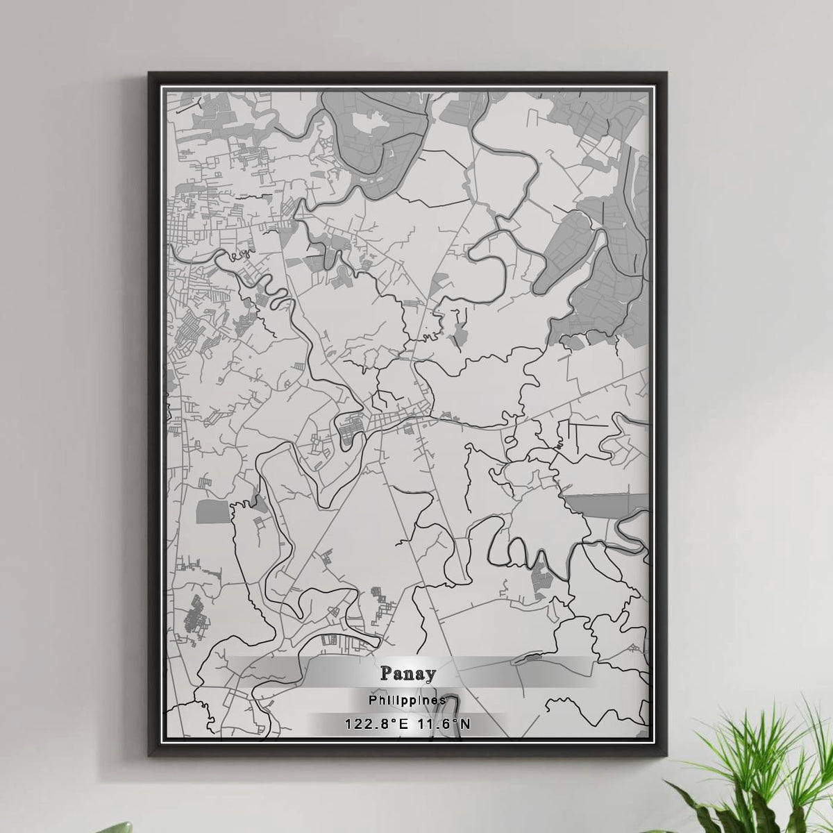 ROAD MAP OF PANAY, PHILIPPINES BY MAPBAKES