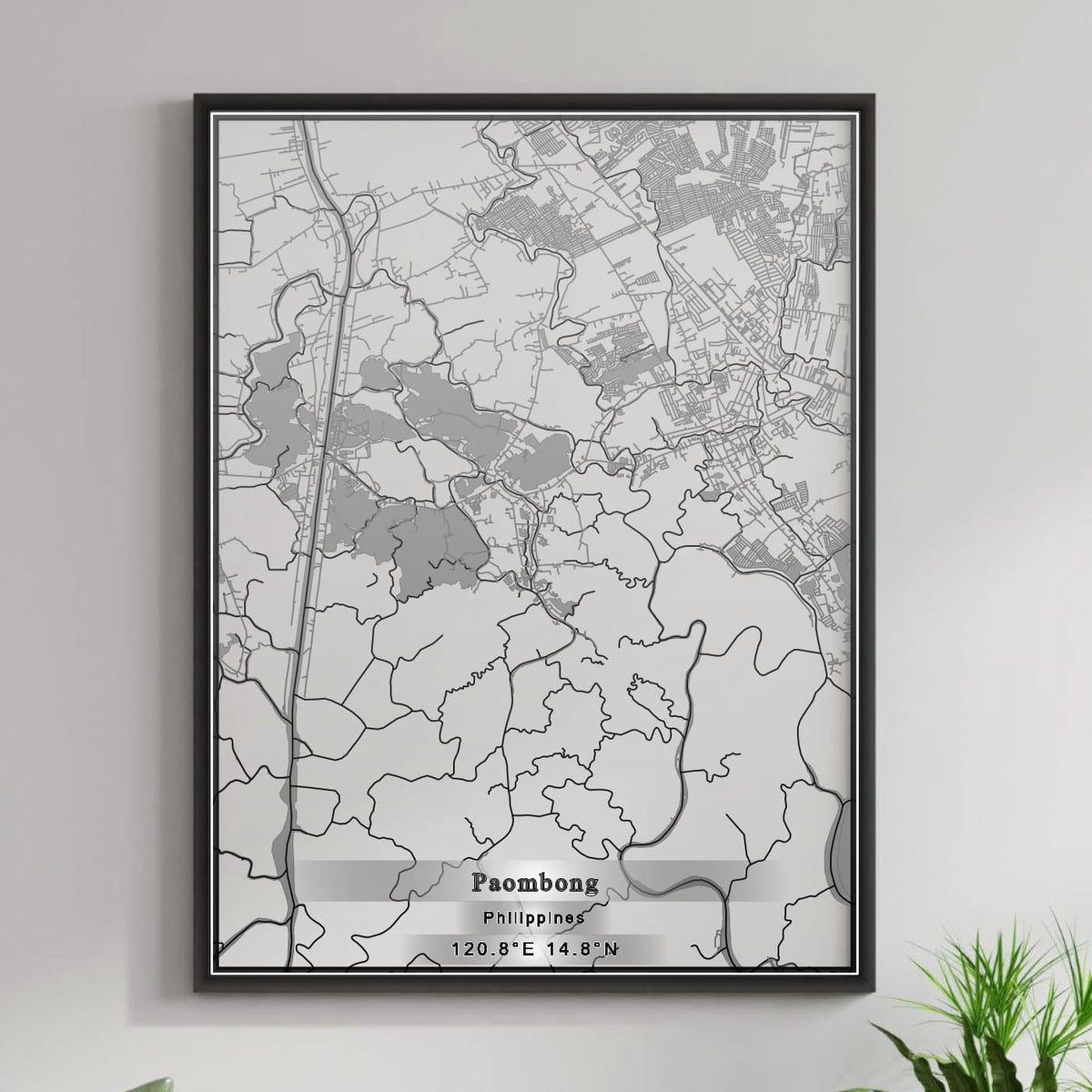 ROAD MAP OF PAOMBONG, PHILIPPINES BY MAPBAKES