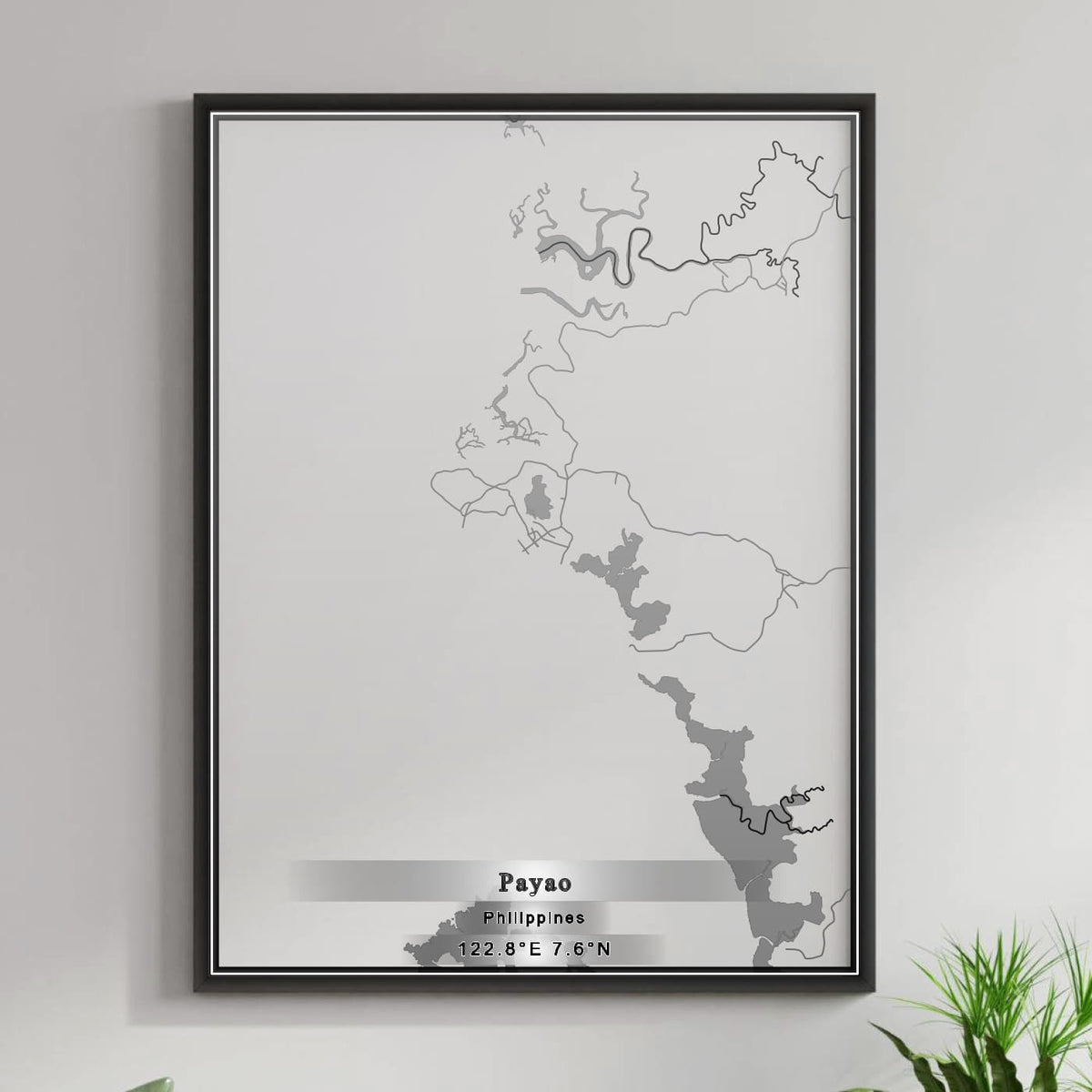 ROAD MAP OF PAYAO, PHILIPPINES BY MAPBAKES