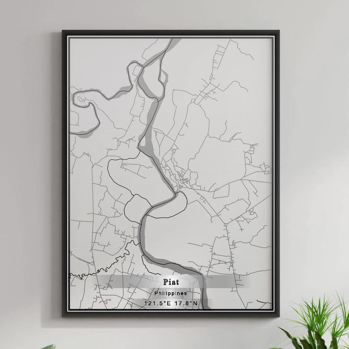 ROAD MAP OF PIAT, PHILIPPINES BY MAPBAKES