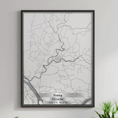 ROAD MAP OF PIDDIG, PHILIPPINES BY MAPBAKES