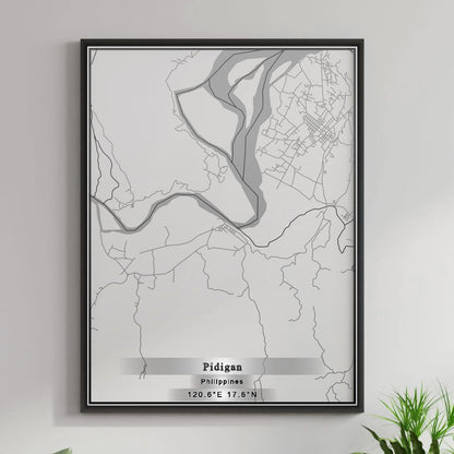 ROAD MAP OF PIDIGAN, PHILIPPINES BY MAPBAKES