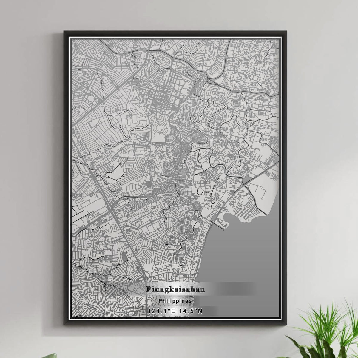ROAD MAP OF PINAGKAISAHAN, PHILIPPINES BY MAPBAKES