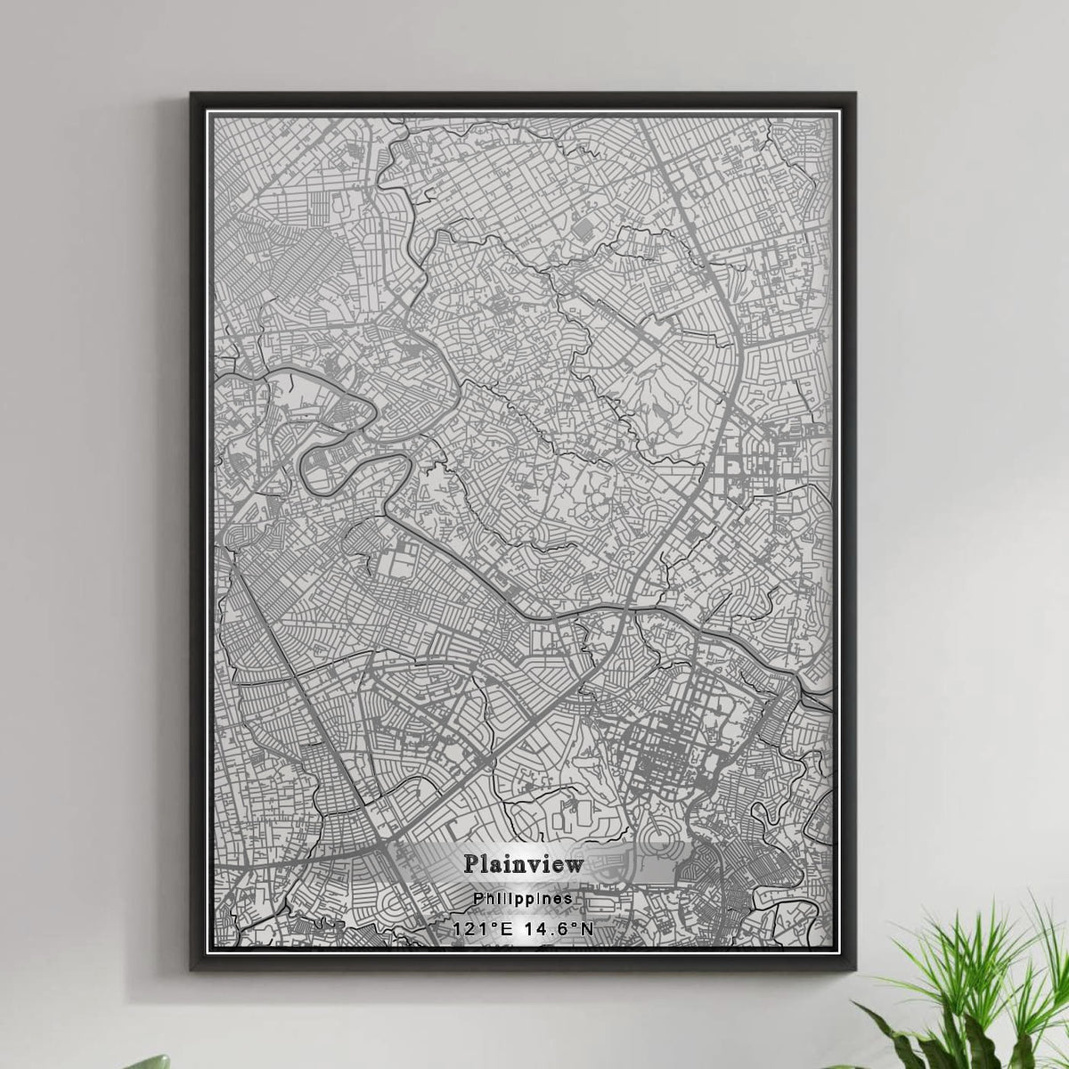 ROAD MAP OF PLAINVIEW, PHILIPPINES BY MAPBAKES