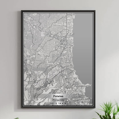 ROAD MAP OF PUTATAN, PHILIPPINES BY MAPBAKES