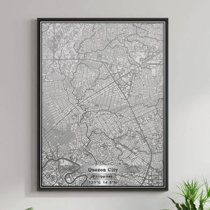 ROAD MAP OF QUEZON CITY, PHILIPPINES BY MAPBAKES