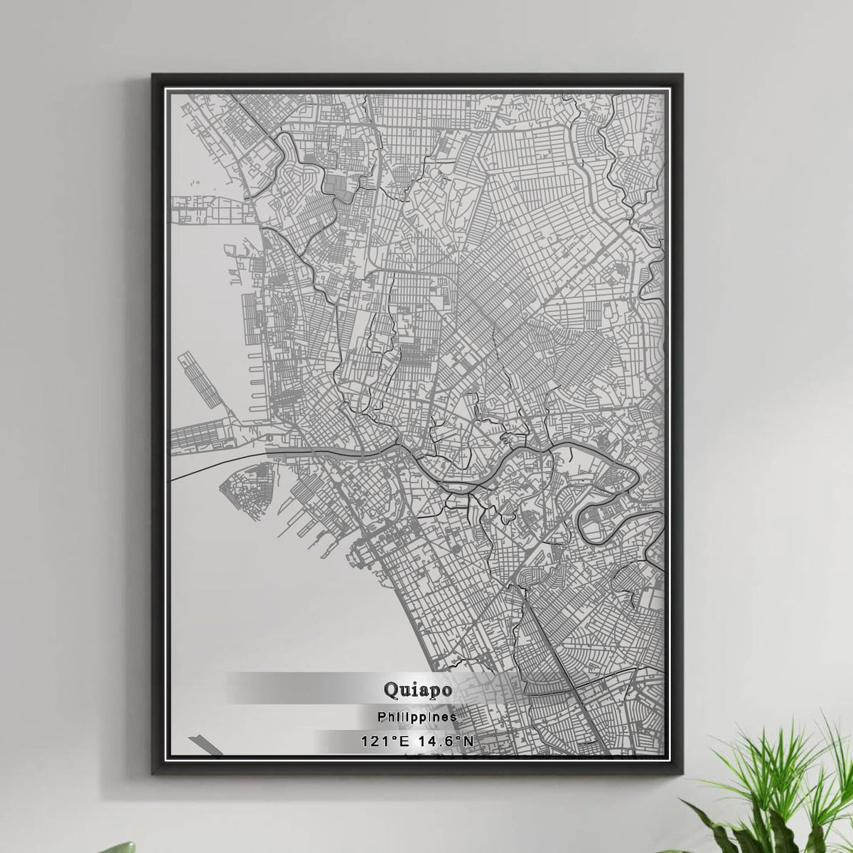 ROAD MAP OF QUIAPO, PHILIPPINES BY MAPBAKES