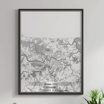 ROAD MAP OF ROXAS CITY, PHILIPPINES BY MAPBAKES