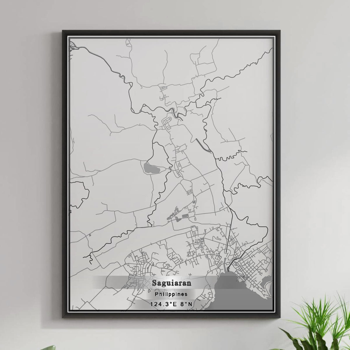ROAD MAP OF SAGUIARAN, PHILIPPINES BY MAPBAKES