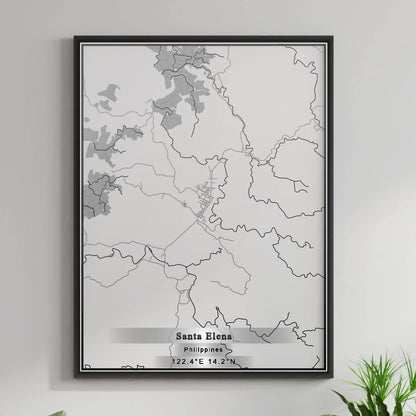 ROAD MAP OF SANTA ELENA, PHILIPPINES BY MAPBAKES