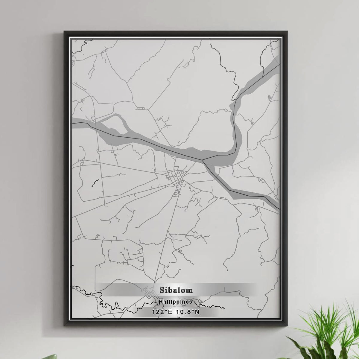 ROAD MAP OF SIBALOM, PHILIPPINES BY MAPBAKES
