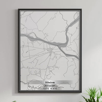 ROAD MAP OF SIBALOM, PHILIPPINES BY MAPBAKES