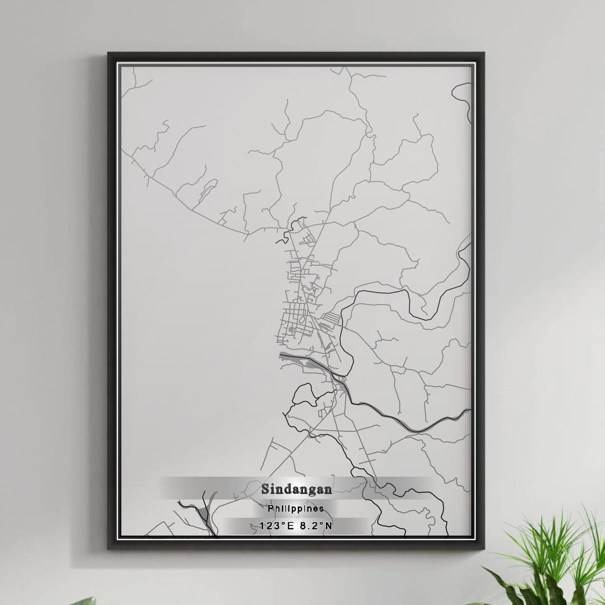 ROAD MAP OF SINDANGAN, PHILIPPINES BY MAPBAKES
