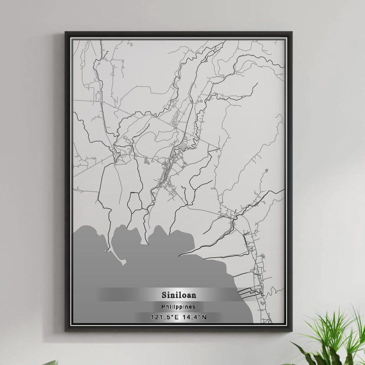 ROAD MAP OF SINILOAN, PHILIPPINES BY MAPBAKES