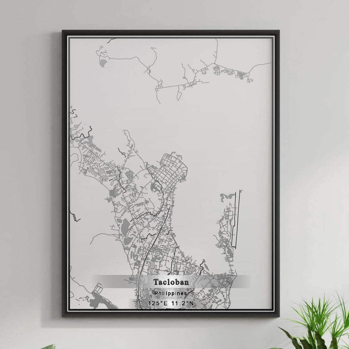 ROAD MAP OF TACLOBAN, PHILIPPINES BY MAPBAKES