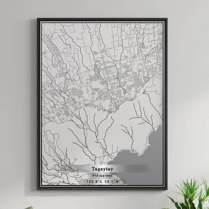 ROAD MAP OF TAGAYTAY, PHILIPPINES BY MAPBAKES