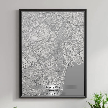 ROAD MAP OF TAGUIG CITY, PHILIPPINES BY MAPBAKES