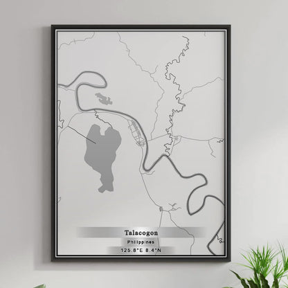 ROAD MAP OF TALACOGON, PHILIPPINES BY MAPBAKES