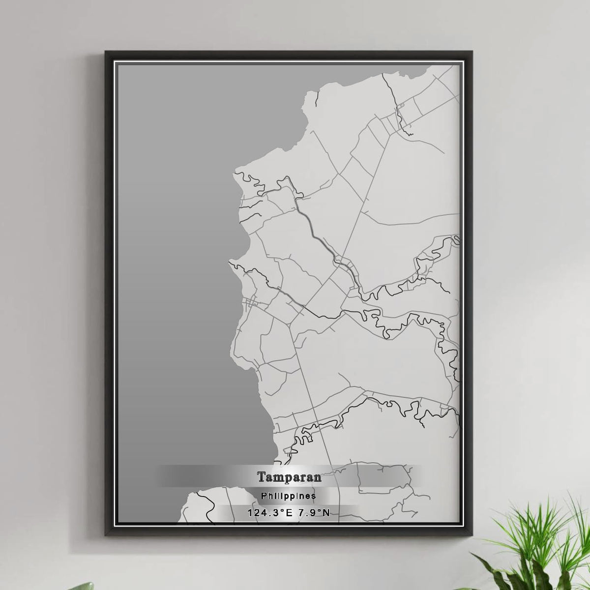 ROAD MAP OF TAMPARAN, PHILIPPINES BY MAPBAKES