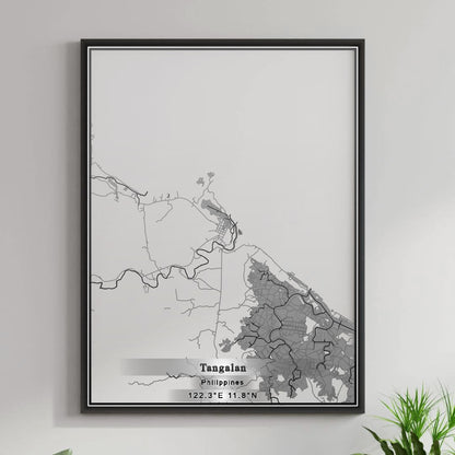 ROAD MAP OF TANGALAN, PHILIPPINES BY MAPBAKES