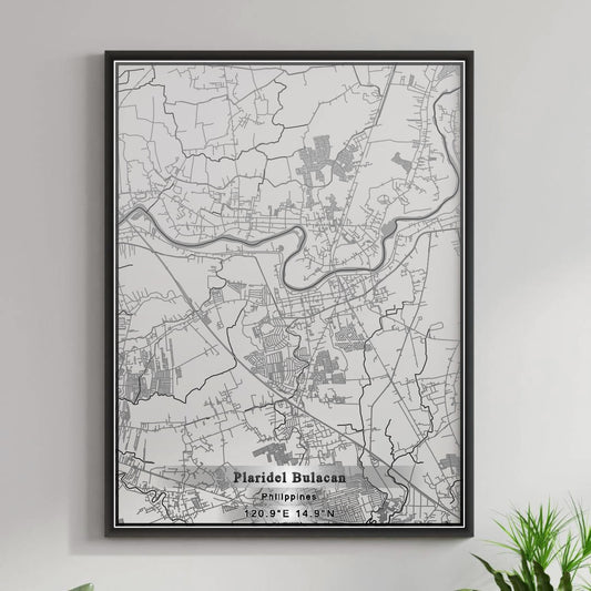 ROAD MAP OF PLARIDEL BULACAN, PHILIPPINES BY MAPBAKES