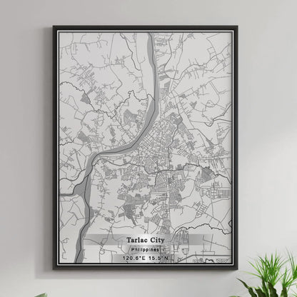 ROAD MAP OF TARLAC CITY, PHILIPPINES BY MAPBAKES