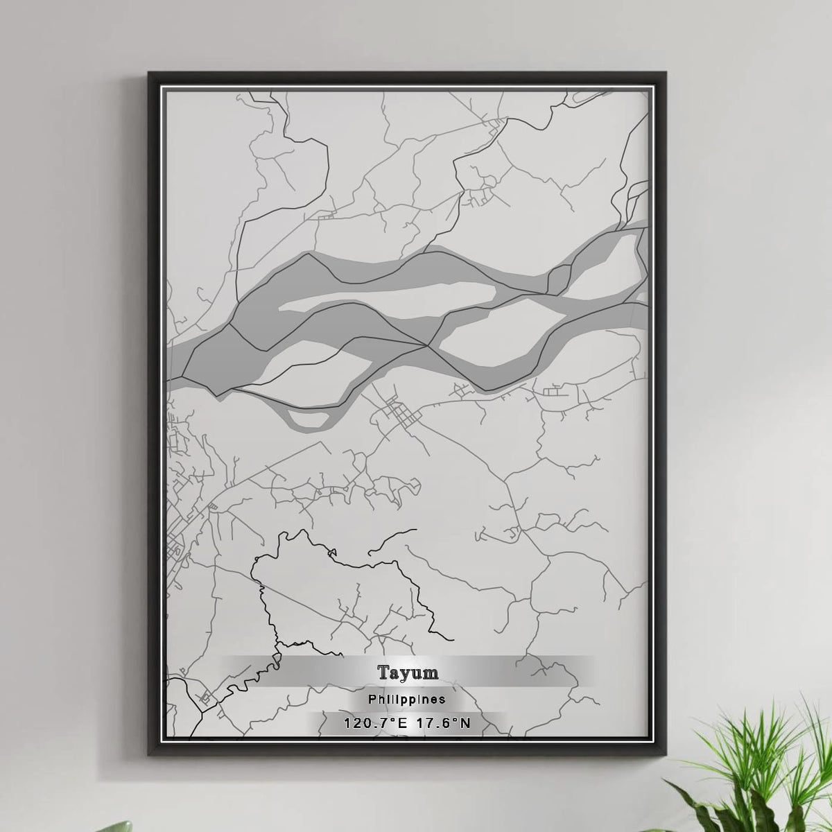 ROAD MAP OF TAYUM, PHILIPPINES BY MAPBAKES