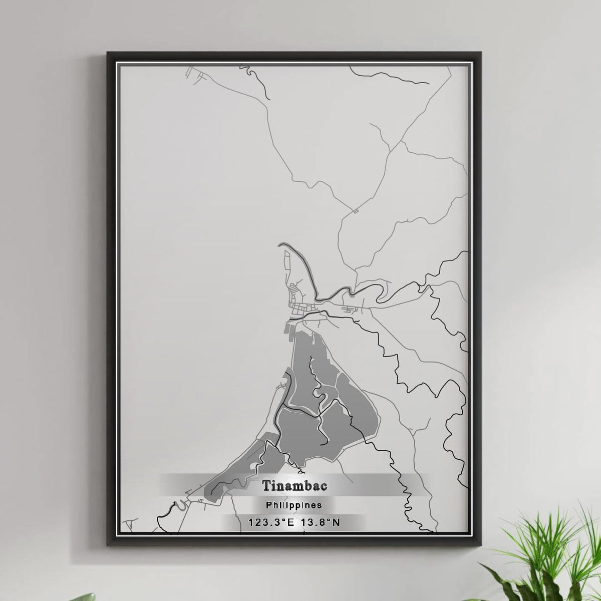 ROAD MAP OF TINAMBAC, PHILIPPINES BY MAPBAKES