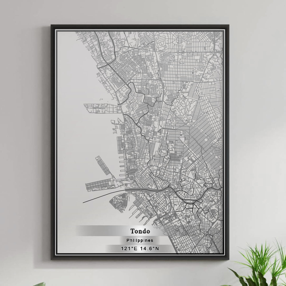 ROAD MAP OF TONDO, PHILIPPINES BY MAPBAKES