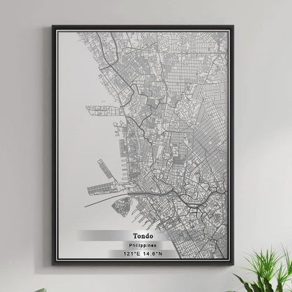 ROAD MAP OF TONDO, PHILIPPINES BY MAPBAKES