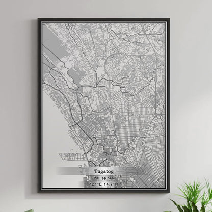 ROAD MAP OF TUGATOG, PHILIPPINES BY MAPBAKES