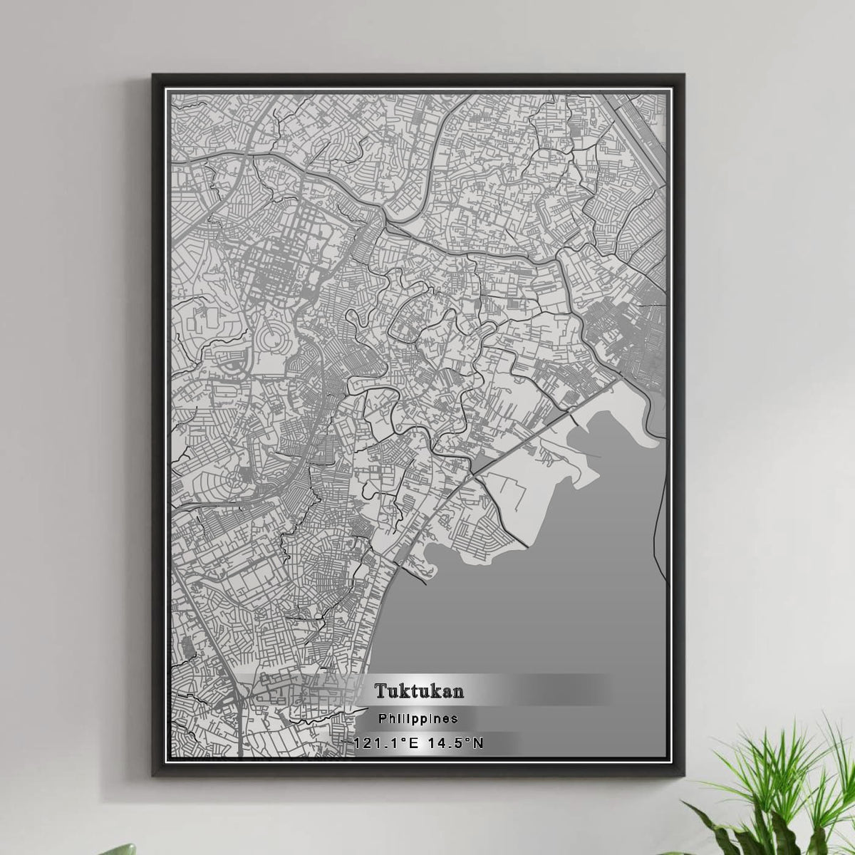 ROAD MAP OF TUKTUKAN, PHILIPPINES BY MAPBAKES